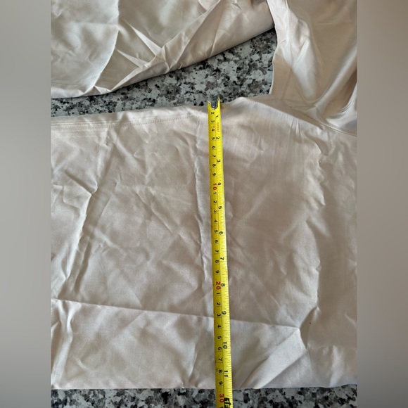 Yves Saint Laurent Ivory Silk Wide Leg Slacks Size 38 VTG (Fits ~26x27.5) - Picture 5 of 14